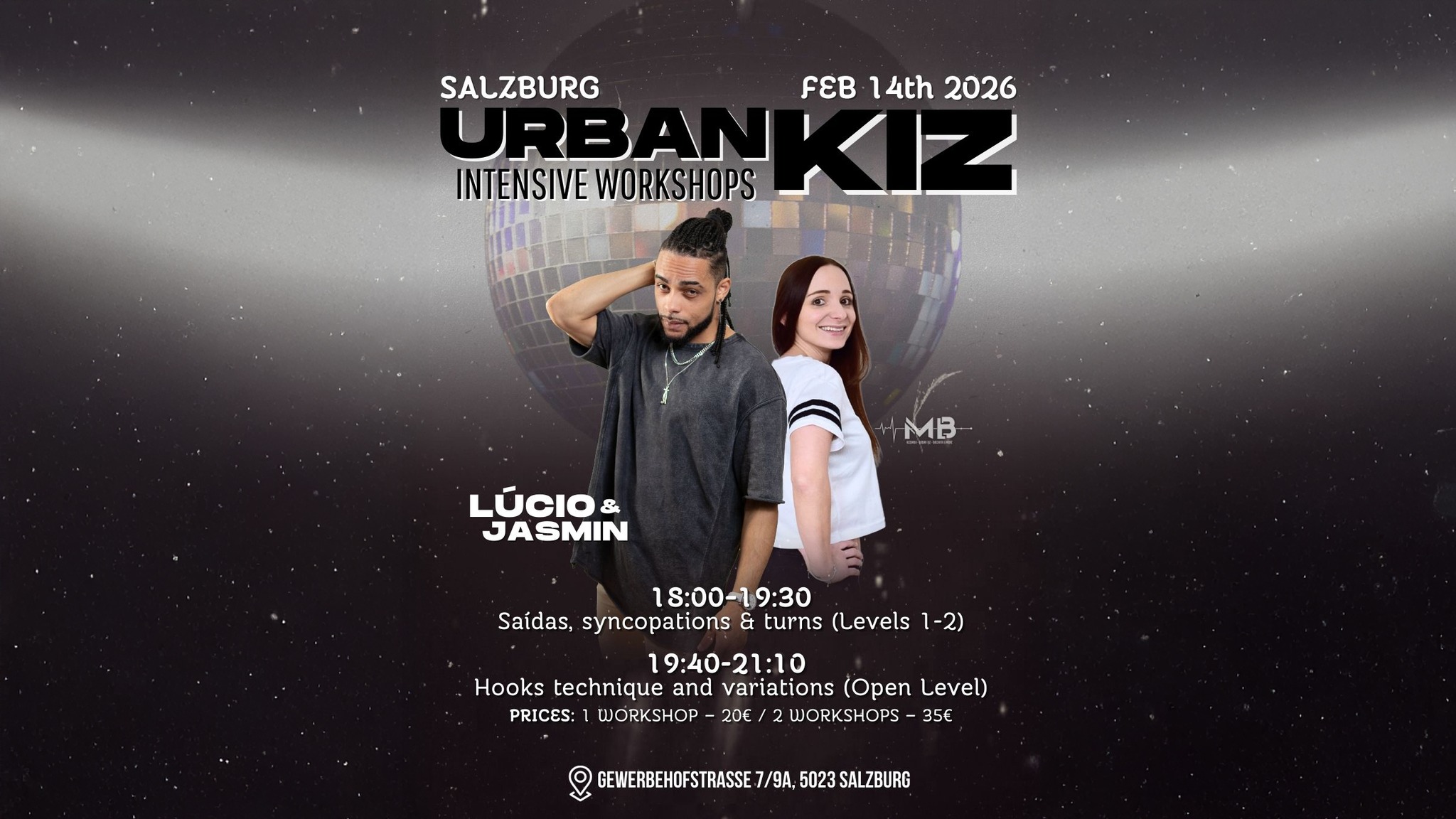 URBAN KIZ WORKSHOPS & SOCIAL SALZBURG - WITH LÚCIO LOPES