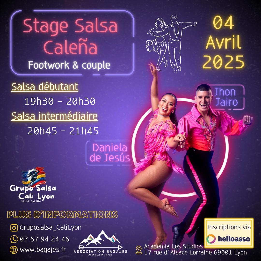 STAGE SALSA CALEÑA- Jhon Jairo et Daniela