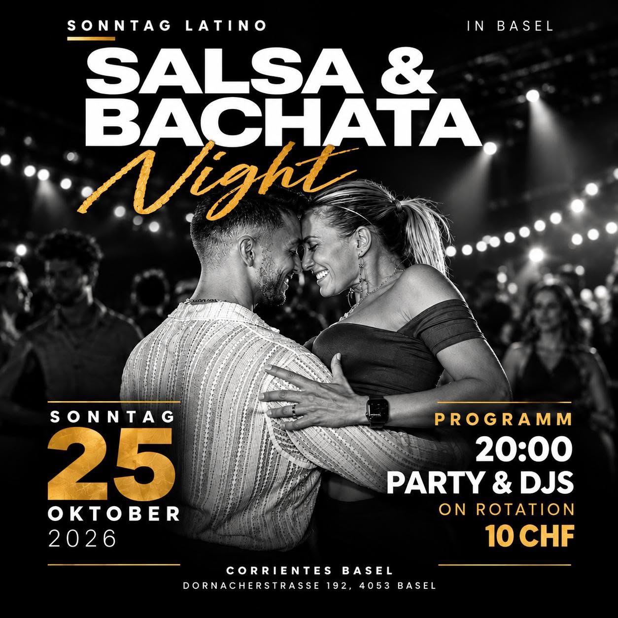 Sonntag Latino Basel SALSA & BACHATA NIGHT 50 50