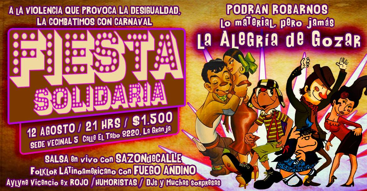 Fiesta Solidaria - A la violencia la combatimos con Carnaval