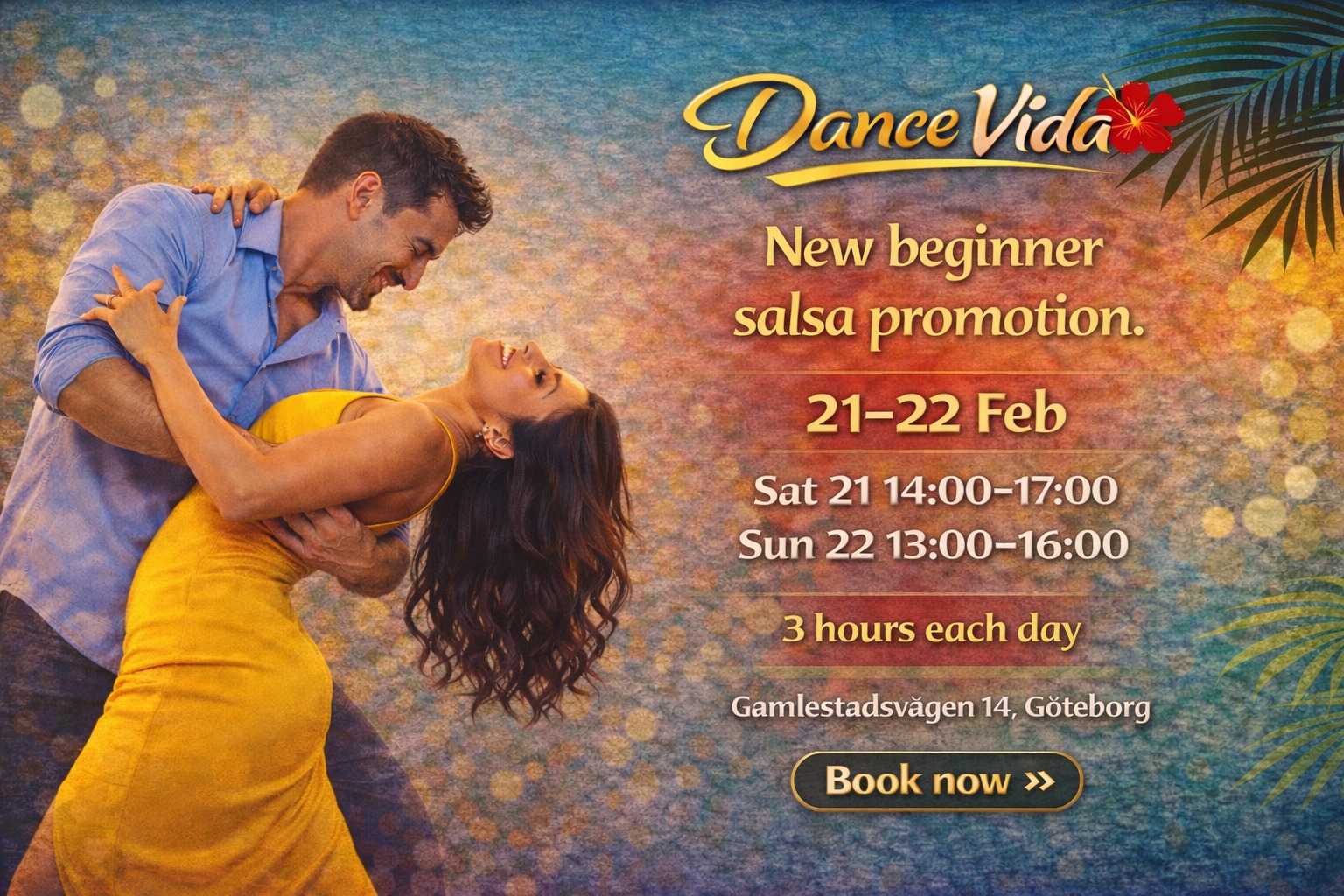 🌟 Beginner Salsa Promotion Weekend in Gothenburg 🌟