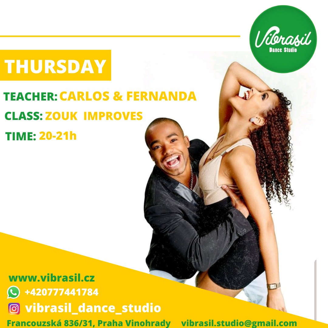 BRAZILIAN ZOUK COURSE BY CARLOS & FERNANDA