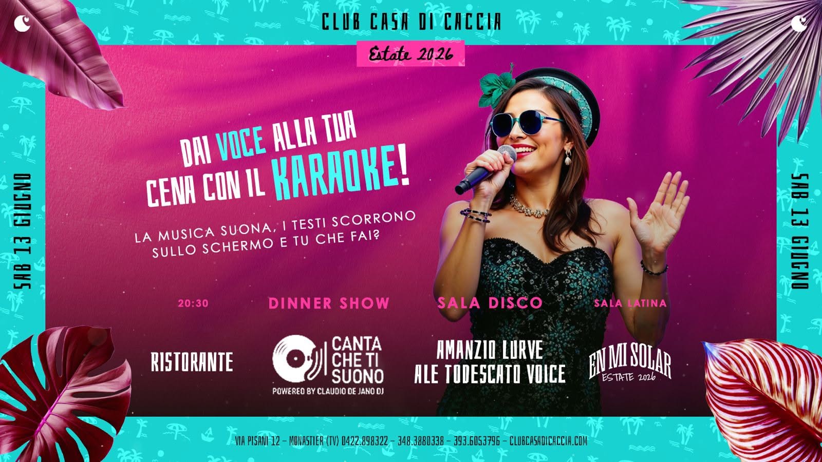 SABATO 13 GIUGNO_CANTA CHE TI SUONO