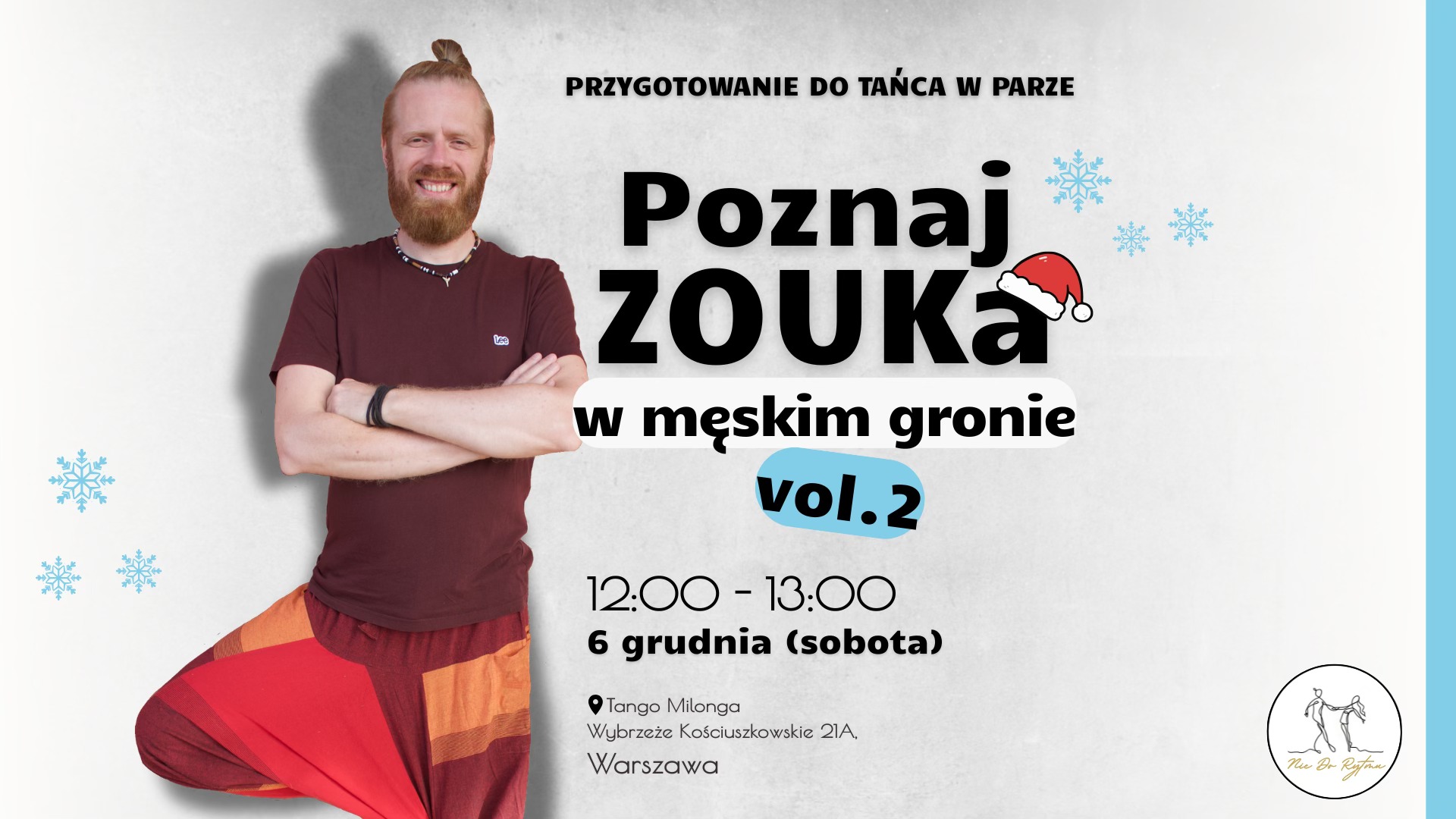 Poznaj ZOUKa w Męskim Gronie! vol.2 - warsztaty solo dla chłopaków!
