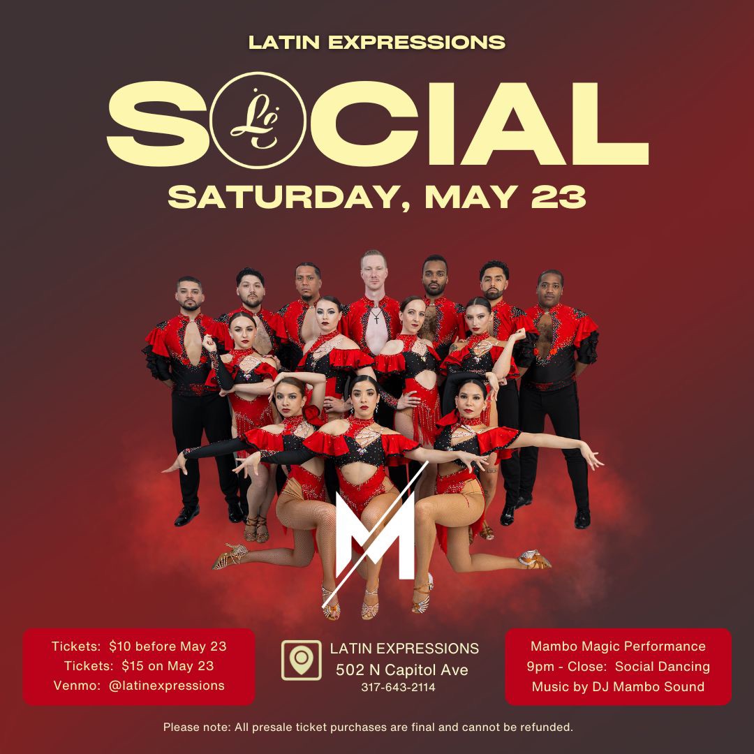 πͺ Social at Latin Expressions featuring MAMBO MAGIC PERFORMANCE! πͺ