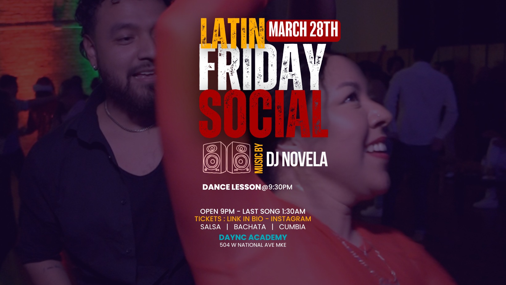 Latin Fridays Salsa Bachata Cumbia