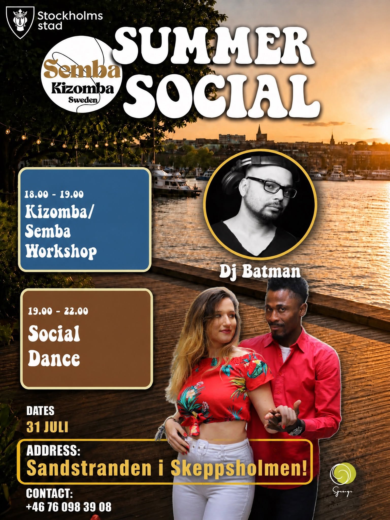 Kizomba Semba summer classes