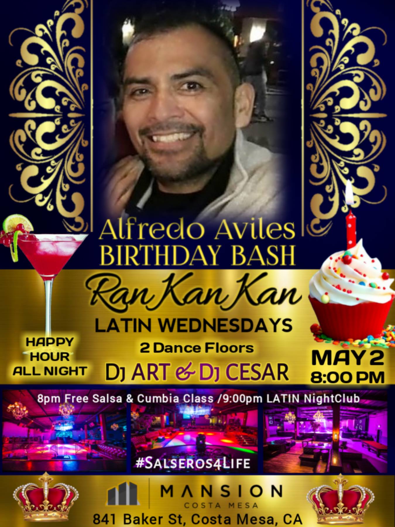 Alfredo's BDAY BASH - RanKaKan - MAY 2 at Mansion COSTA MESA
