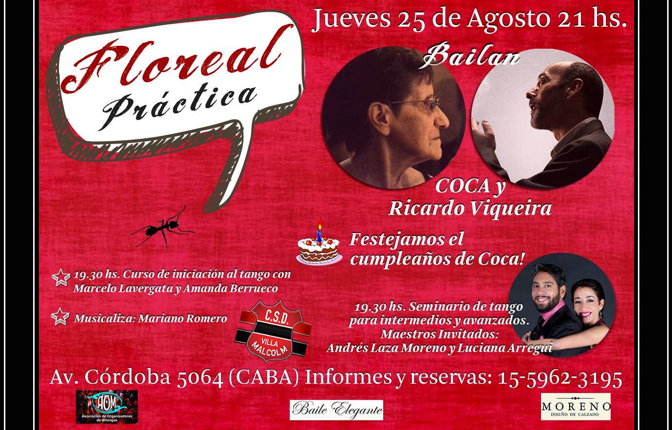 Floreal Milonga - Jueves 25 de Agosto