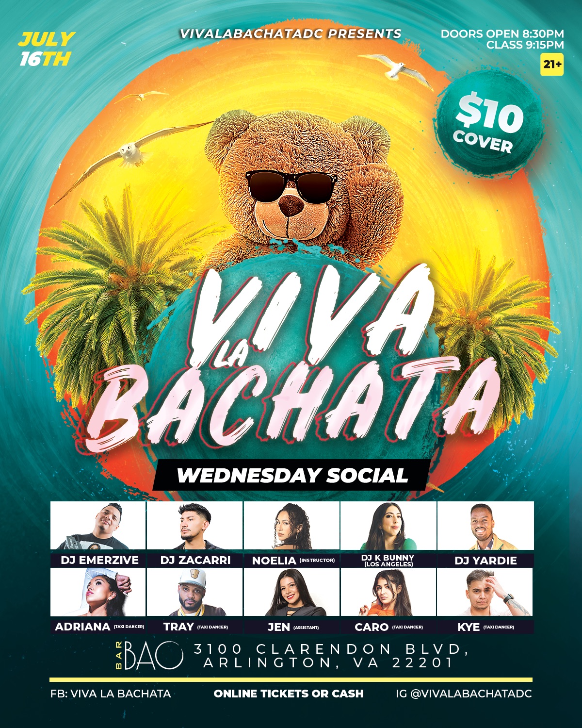 Viva La Bachata Wednesday Social💃🏻