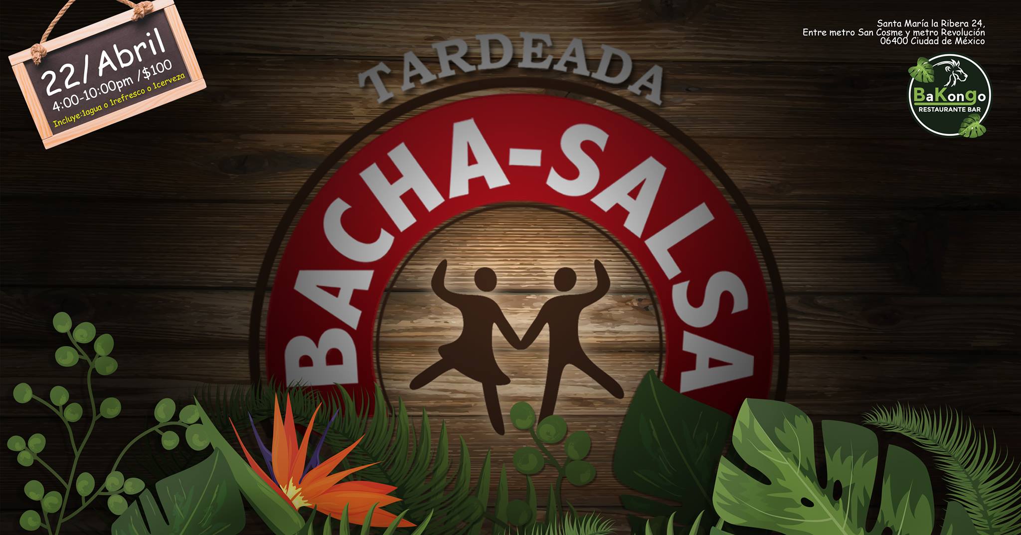 Tardeada Bacha-Salsa 22 Abril