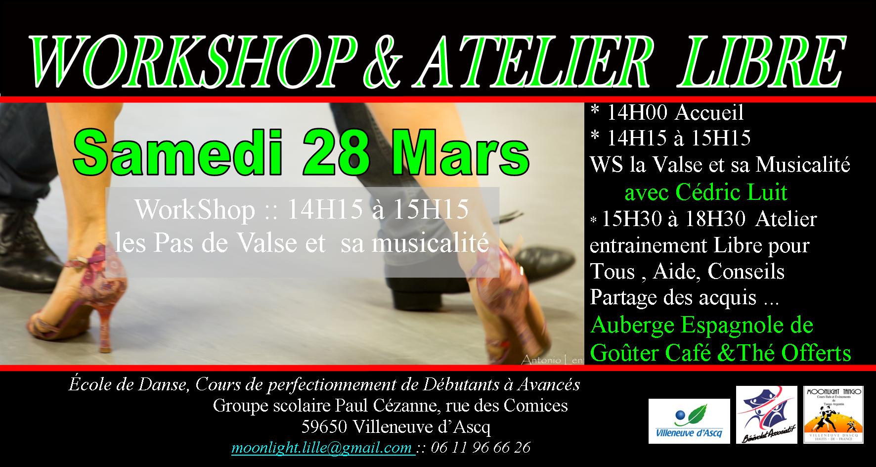 WorkShop Valse + Atelier Tango Libre
