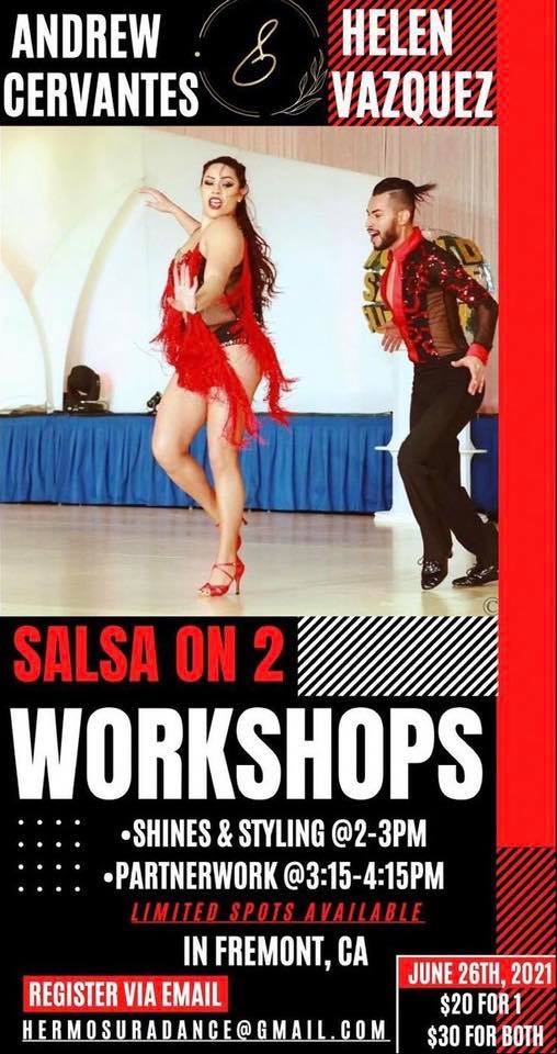 Andrew Cervantes & Helen Vazquez - SALSA ON2 WORKSHOP