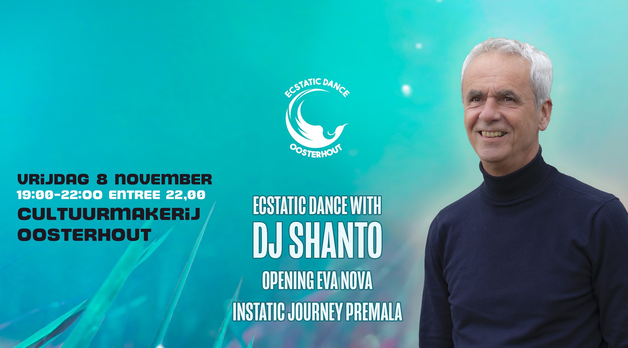 ECSTATIC DANCE OOSTERHOUT DJ SHANTO 8 NOVEMBER