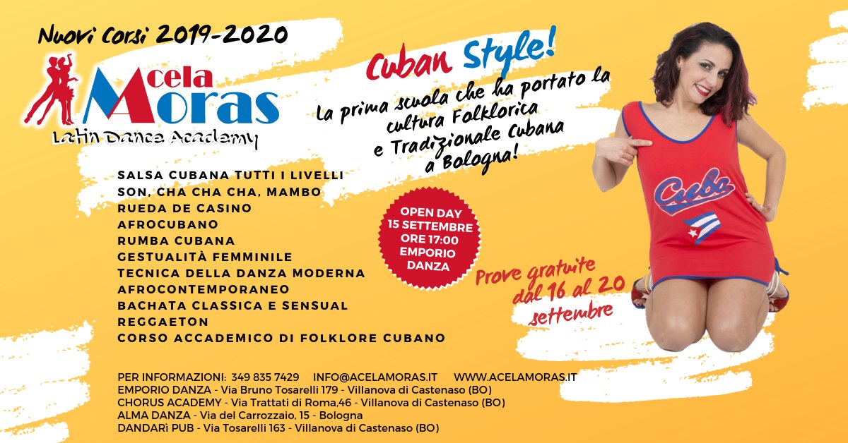 Open Day - Presentazione nuovi corsi di ballo Cuban Style!