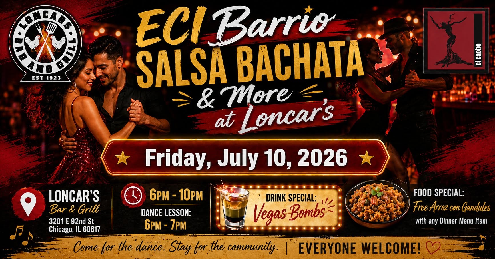 ECI BARRIO SALSA BACHATA & MORE at LONCAR'S