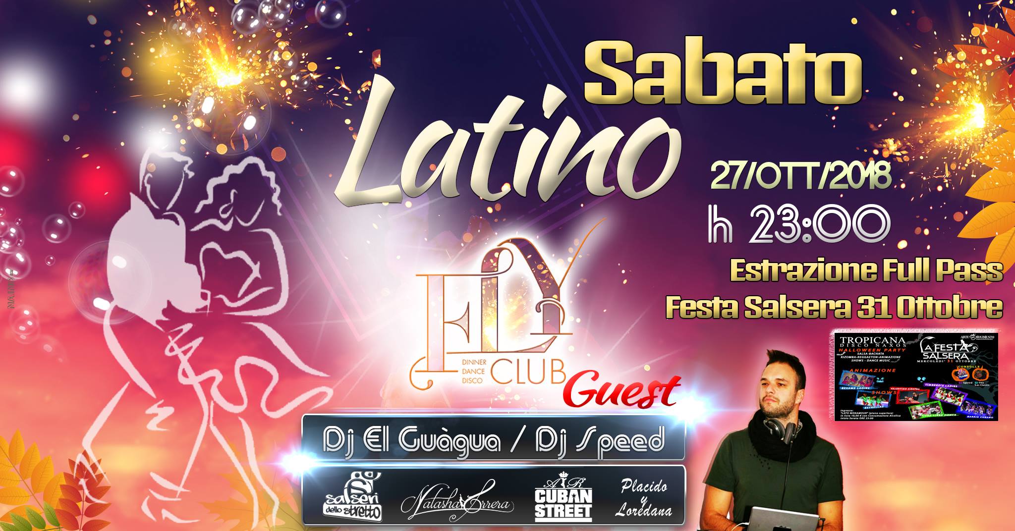 Sabato Latino FLY - Sabato 27 Ottobre 2018