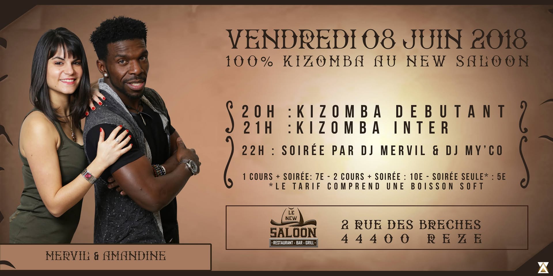 Feelin'Kizomba (New Saloon) Vendredi 08 JUIN 2018