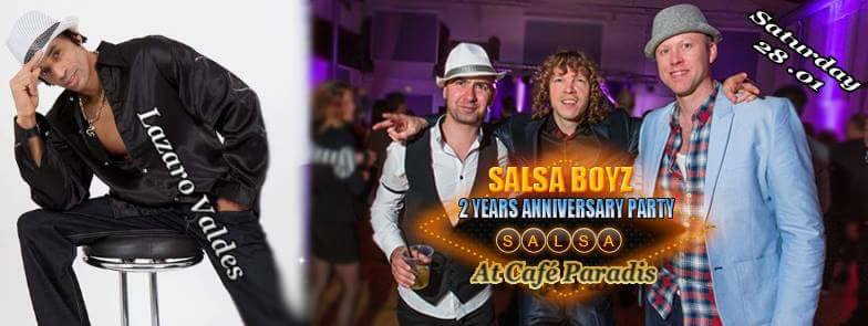 2 Years Anniversary Party with Salsa Star Mr. Lazaro from Cuba !