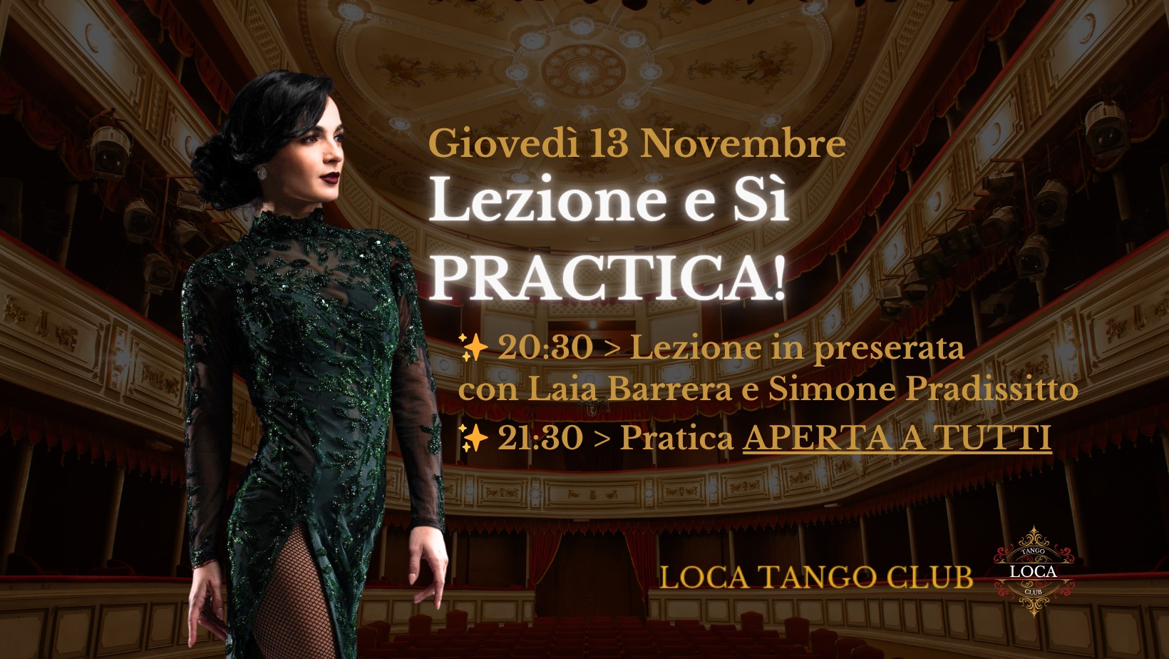 Sì Practica! Lezione + Pratica del Giovedì con Laia Barrera ✨
