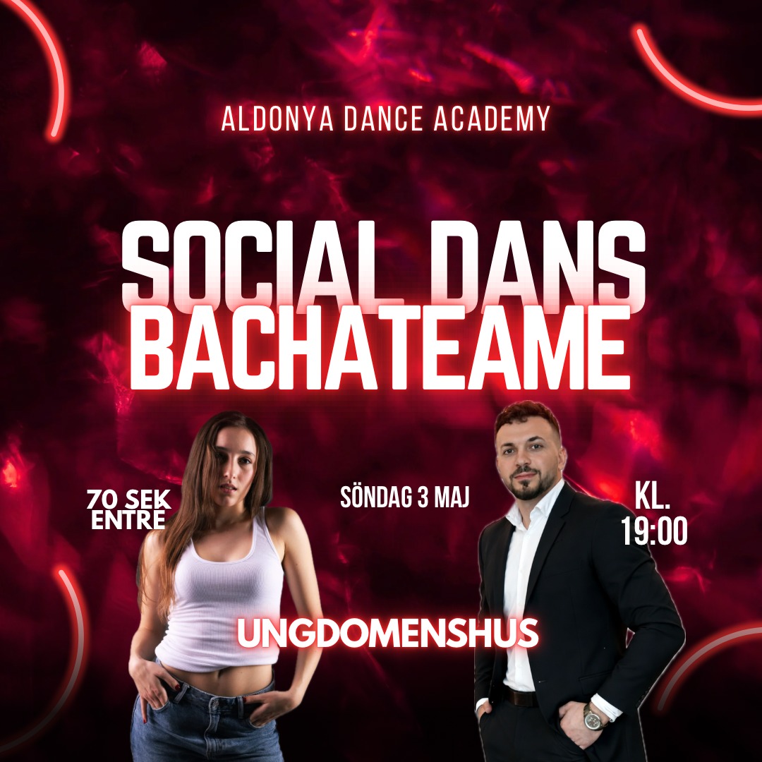 ★Bachataeame Social Dans & Bachata Workshop varje söndag med Moe & Lucia★