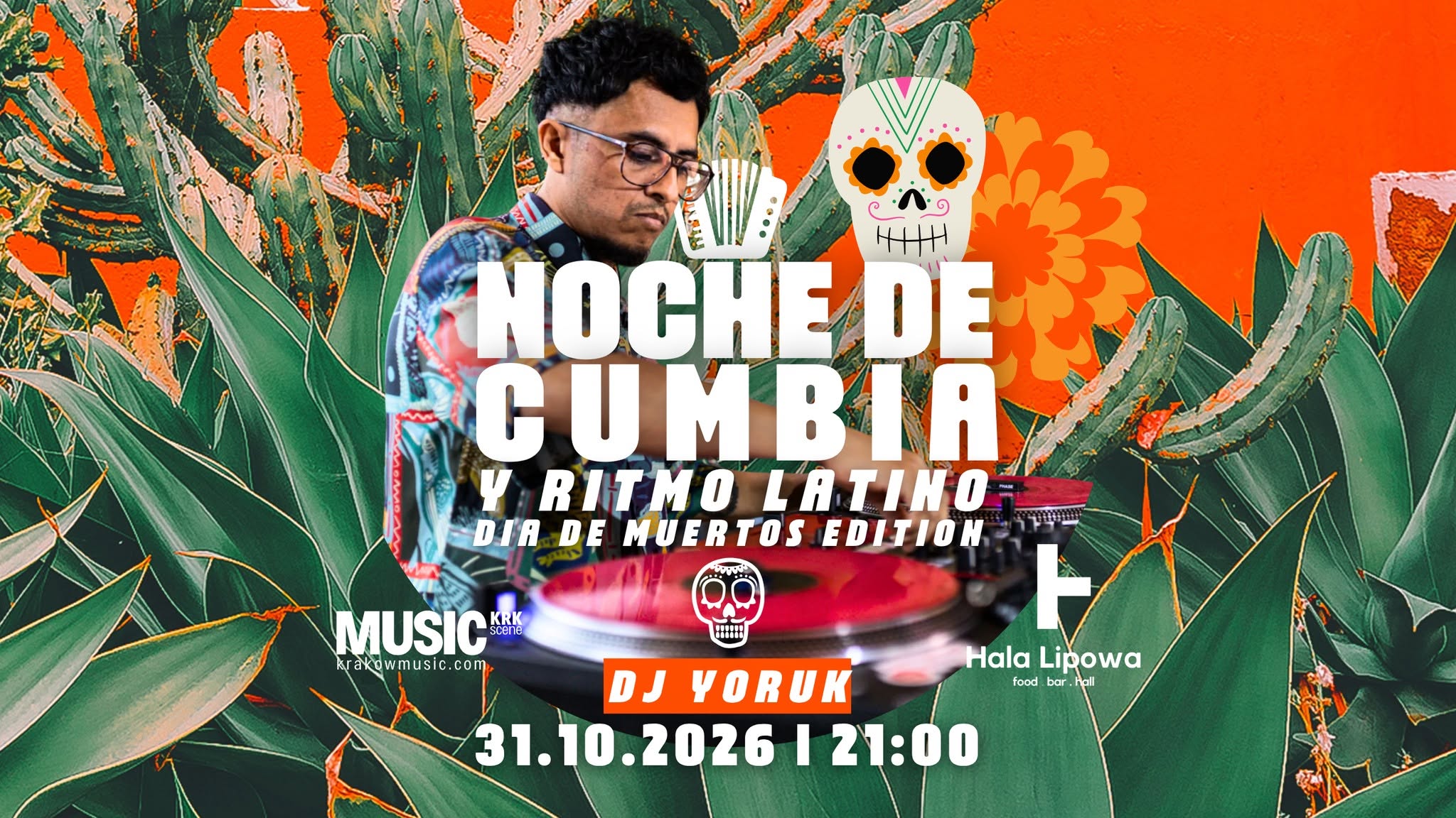 NOCHE DE CUMBIA Y RITMO LATINO W DJ YORUK @HALA LIPOWA 🇲🇽🔥 (31.10.2026)
