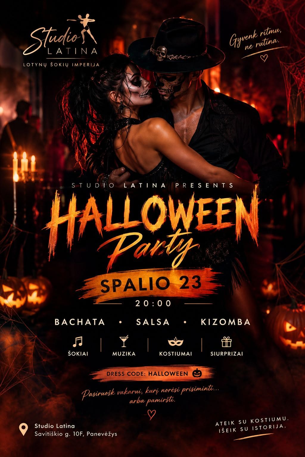 🎃🖤 HALLOWEEN PARTY STUDIO LATINA 🖤🎃
