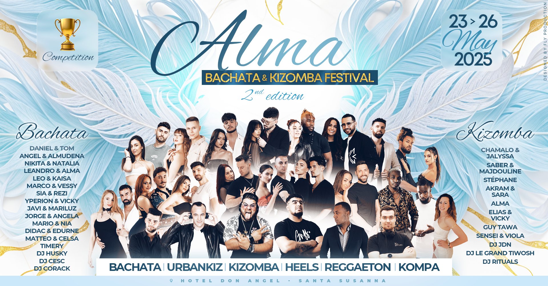 ALMA KIZOMBA & BACHATA FESTIVAL 2025 - Ven con Elsa y Sergi