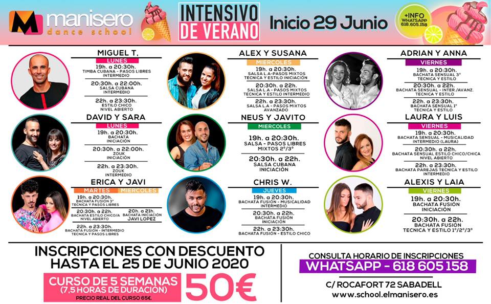Intensivos de verano