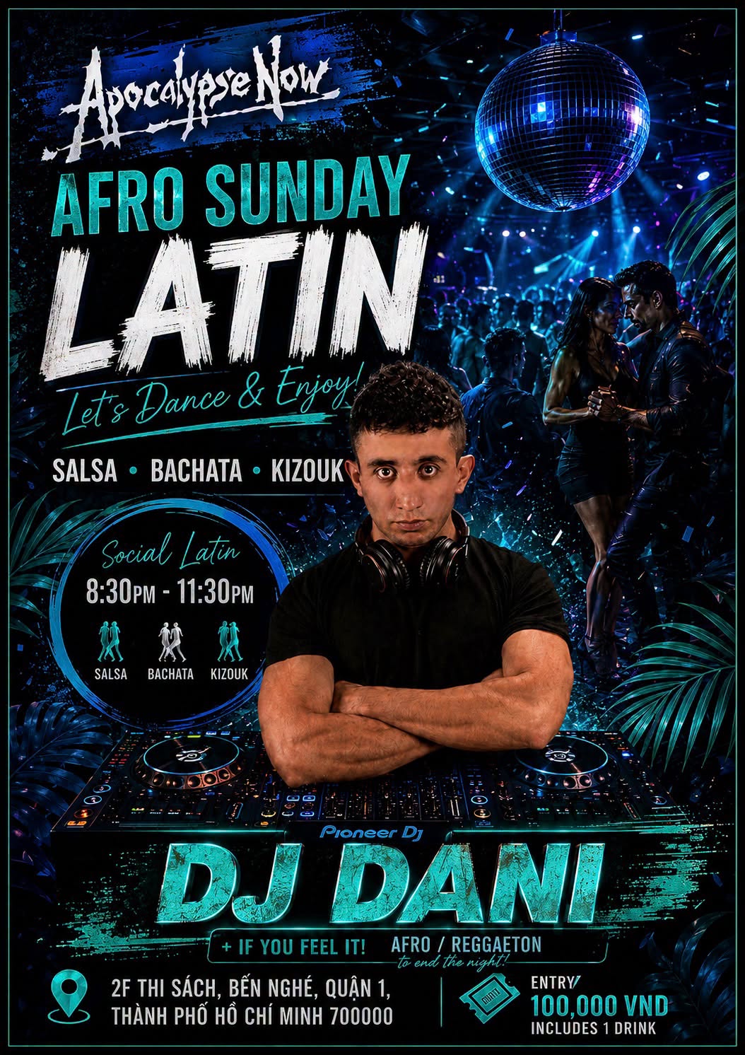 APOCALYPSE NOW AFRO LATIN SUNDAY