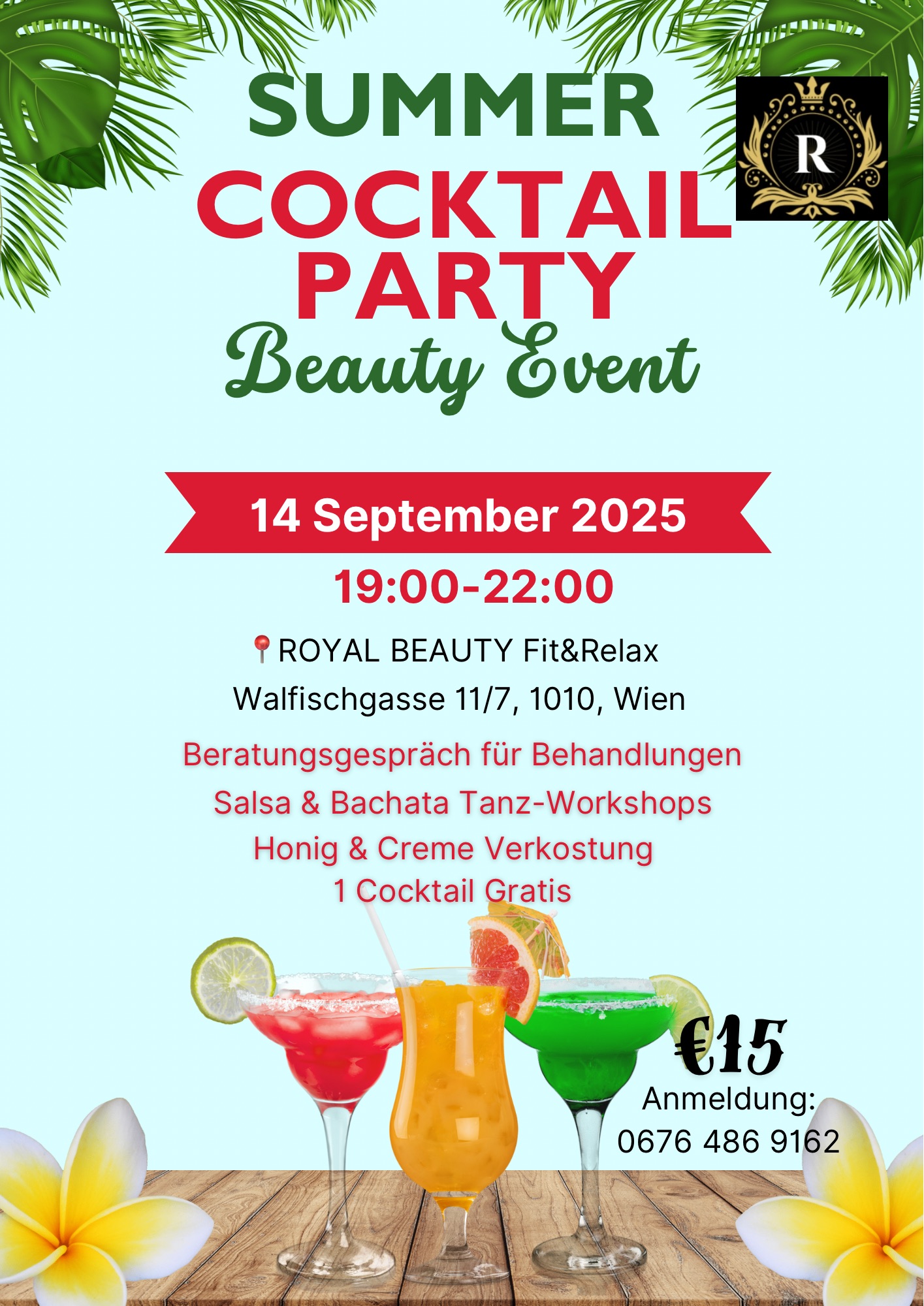 SUMMER COCKTAIL PARTY-BEAUTY EVENT!🍹