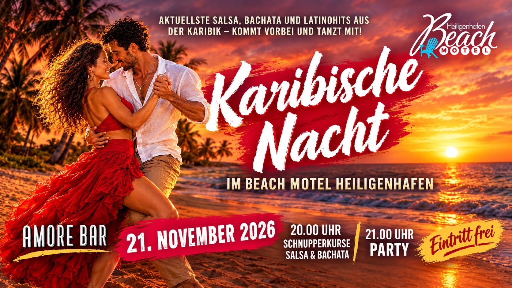 Karibische Nacht im Beachmotel - Heiligenhafen