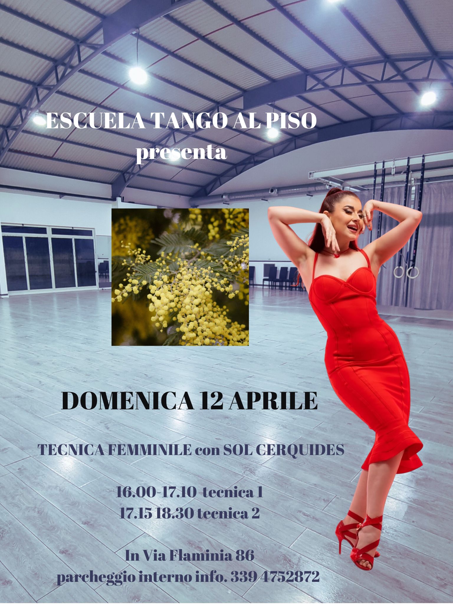 TECNICA FEMMINILE con SOL Cerquides