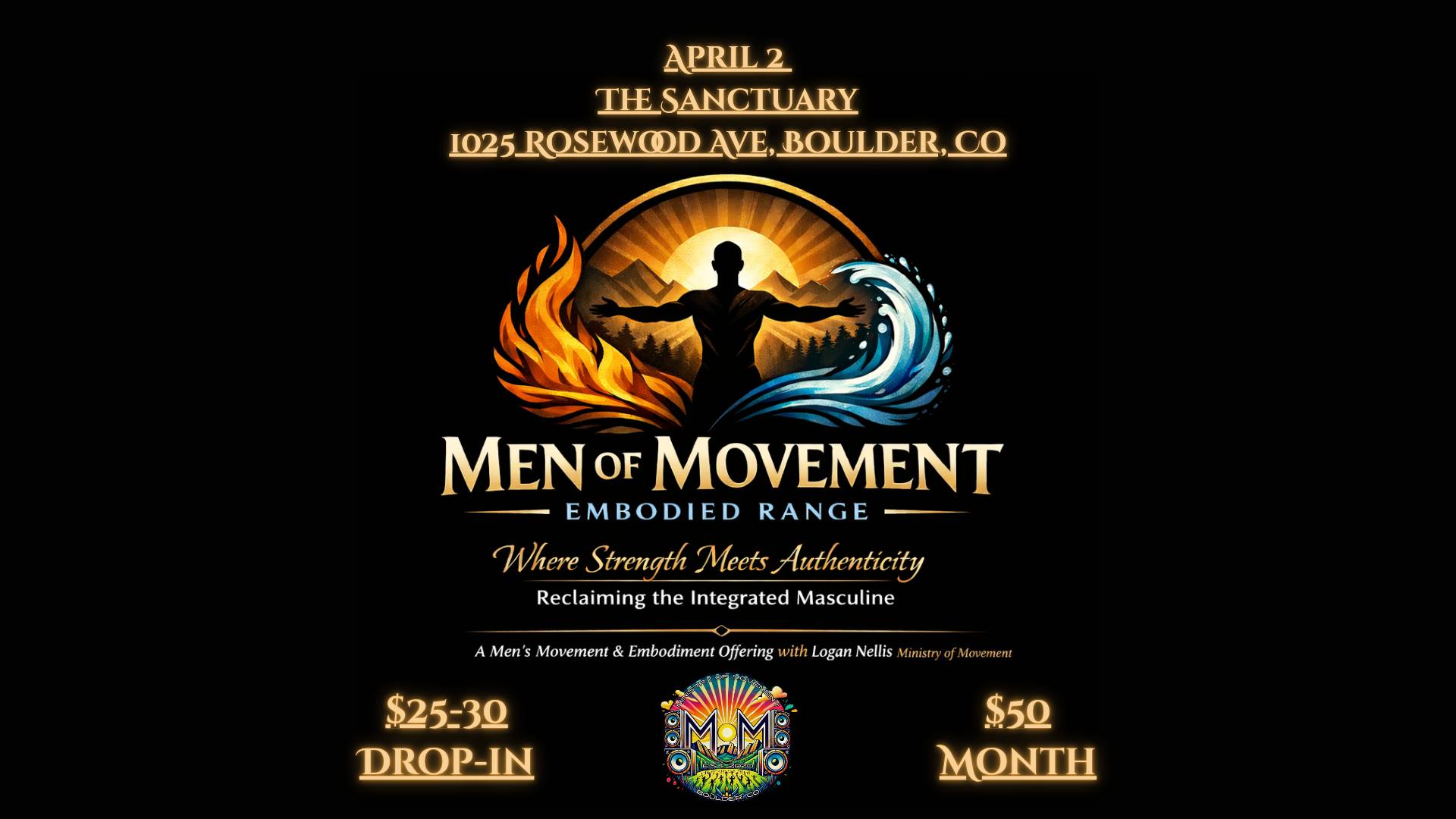 Men of Movement: Embodied Range. A Bi-Weekly Practice Space for Men