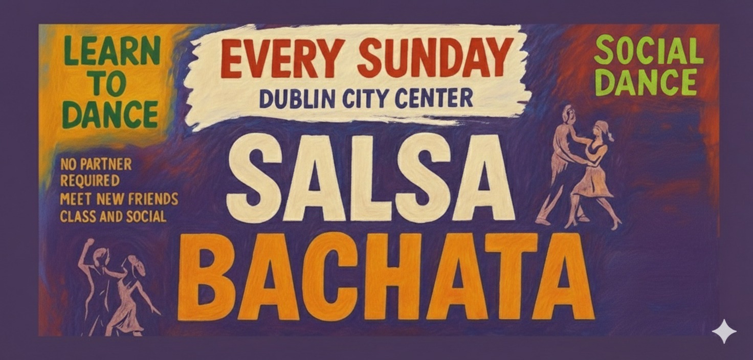 Every Sunday Salsa & Bachata Classes & Social in Chillers - Dublin City
