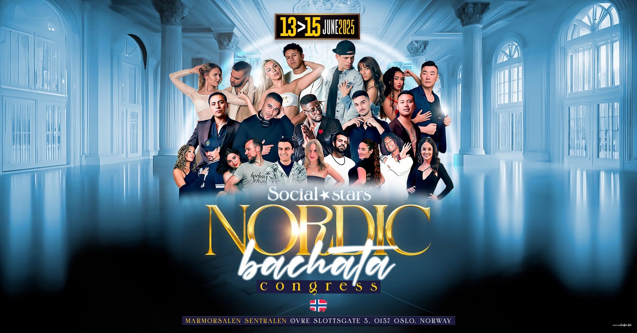 Nordic Bachata Congress- Social Stars 13-15 June 2025