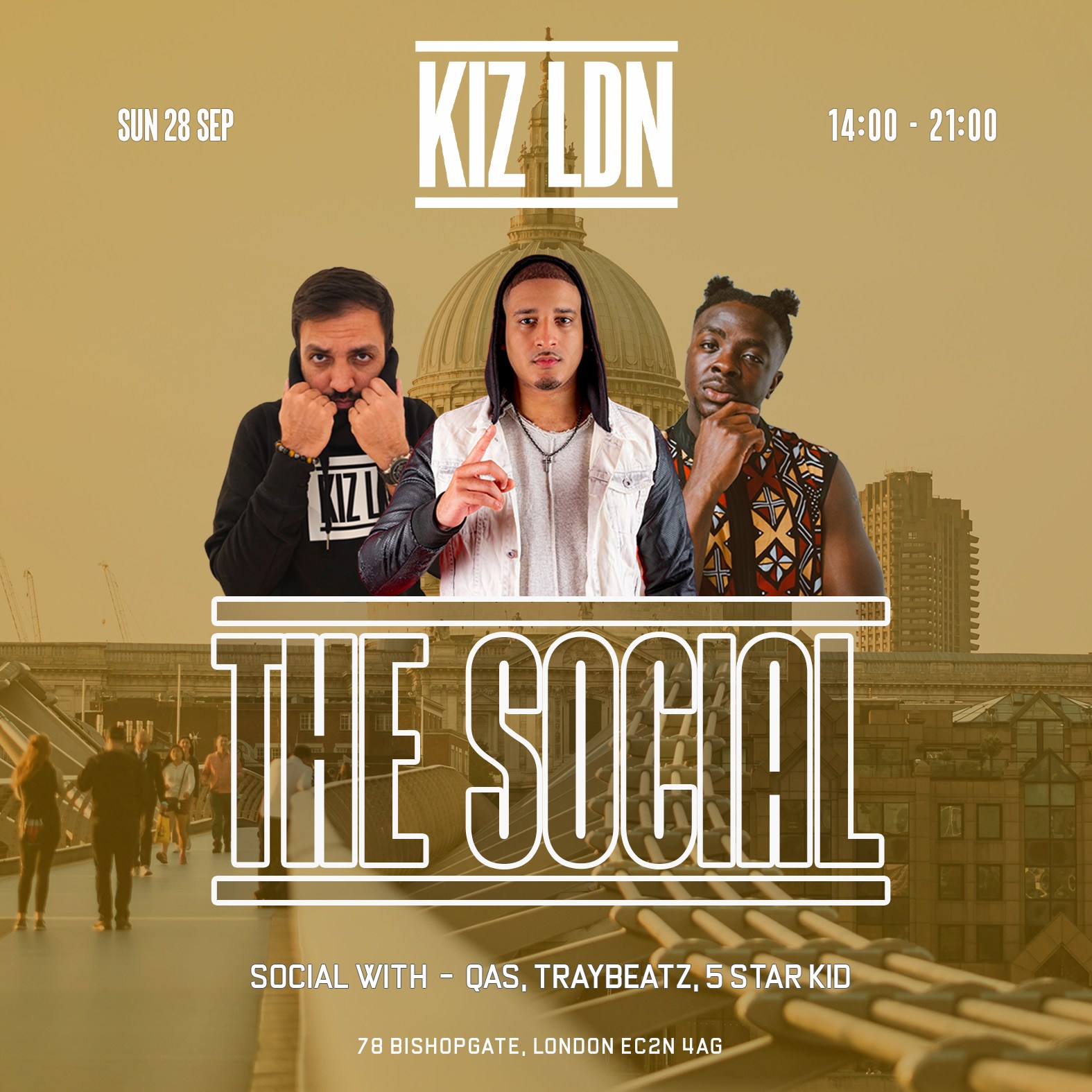 KIZ LDN: THE SOCIAL FEAT. THE PEOPLE'S VOTE BY TRAYBEATZ