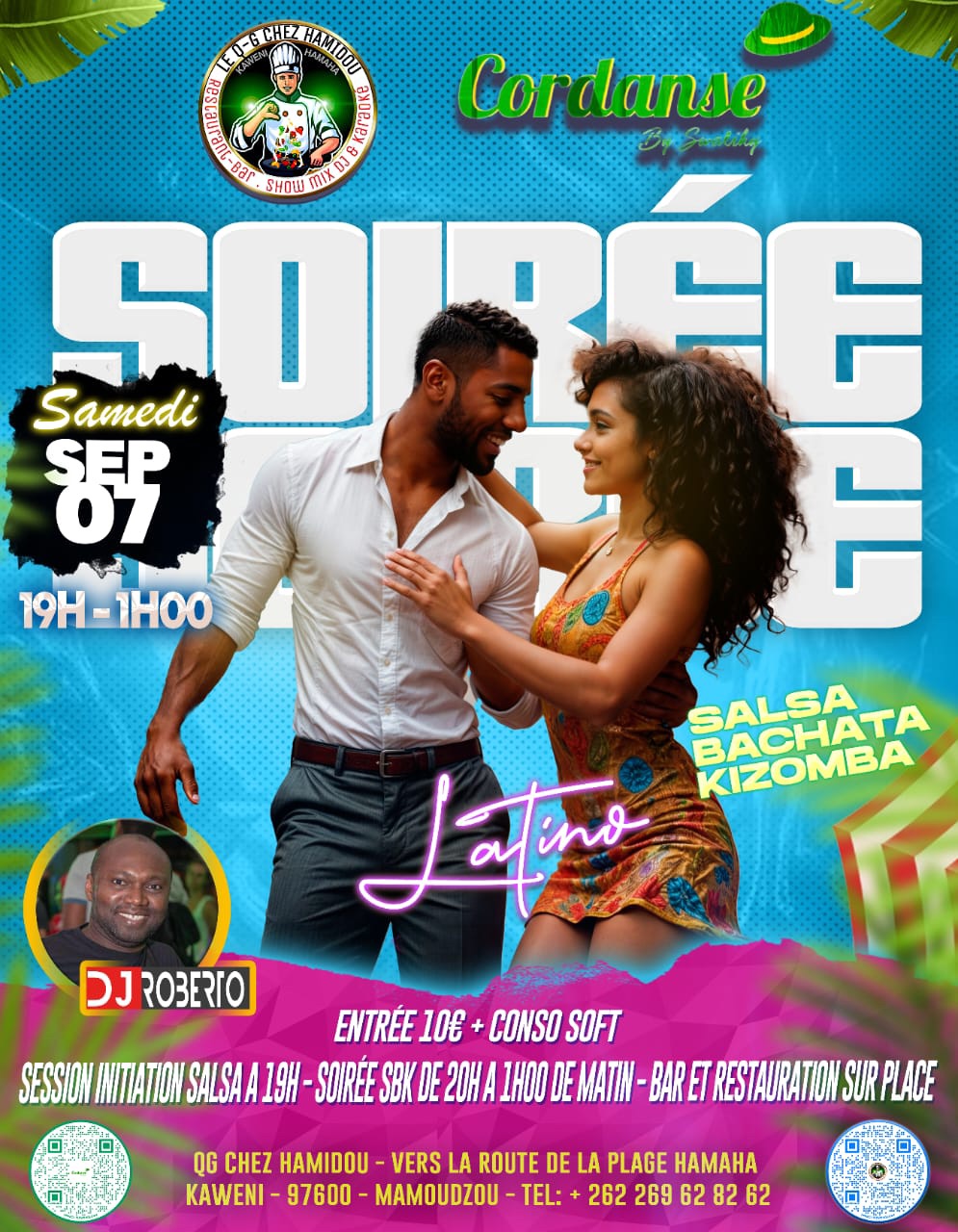 SOIRÉE LATINO SBK TOUS LES 1re SAMEDI DU MOIS
