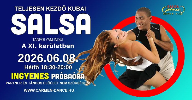 🔥 Nyári INTENZÍV ☀️💃 SALSA kezdő indul 😀 INGYENES próbaóra‼️
