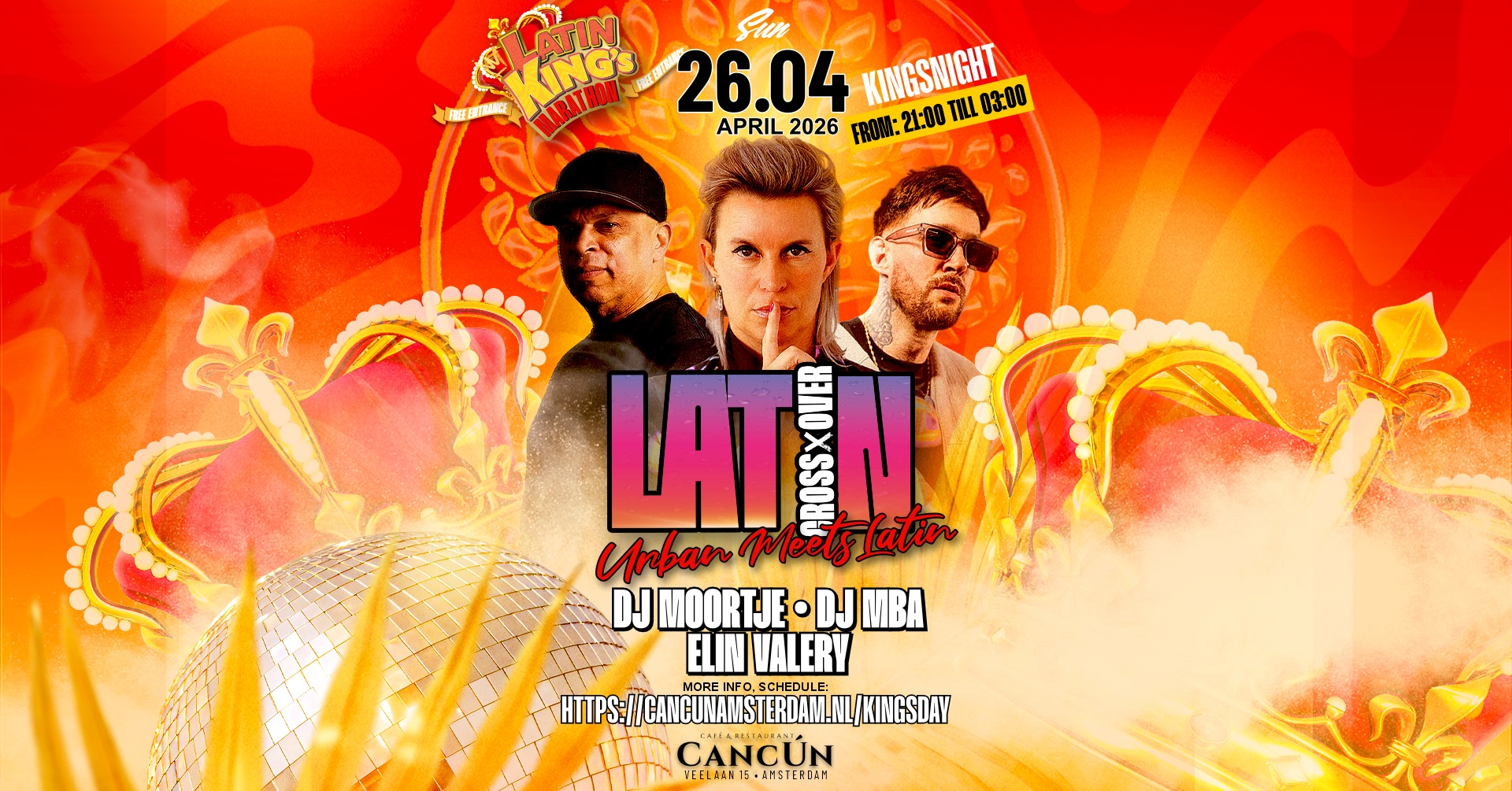 KONINGSNACHT : LATIN CROSSOVER