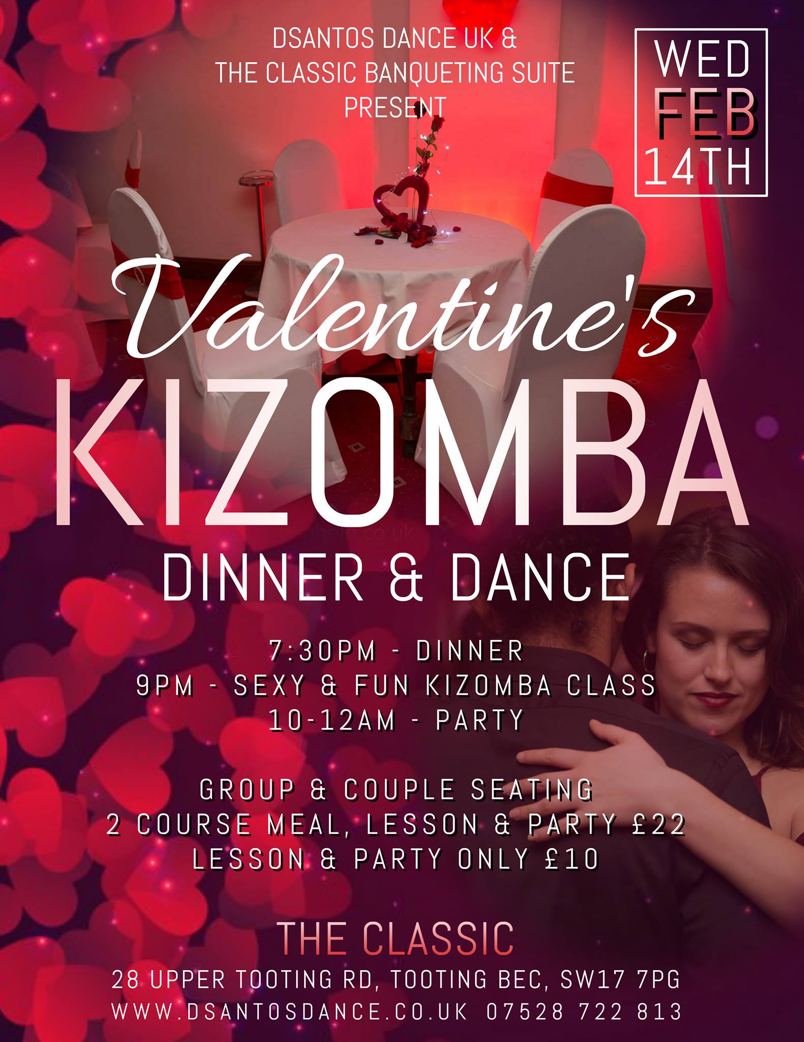 Valentines Kizomba Dinner & Dance!