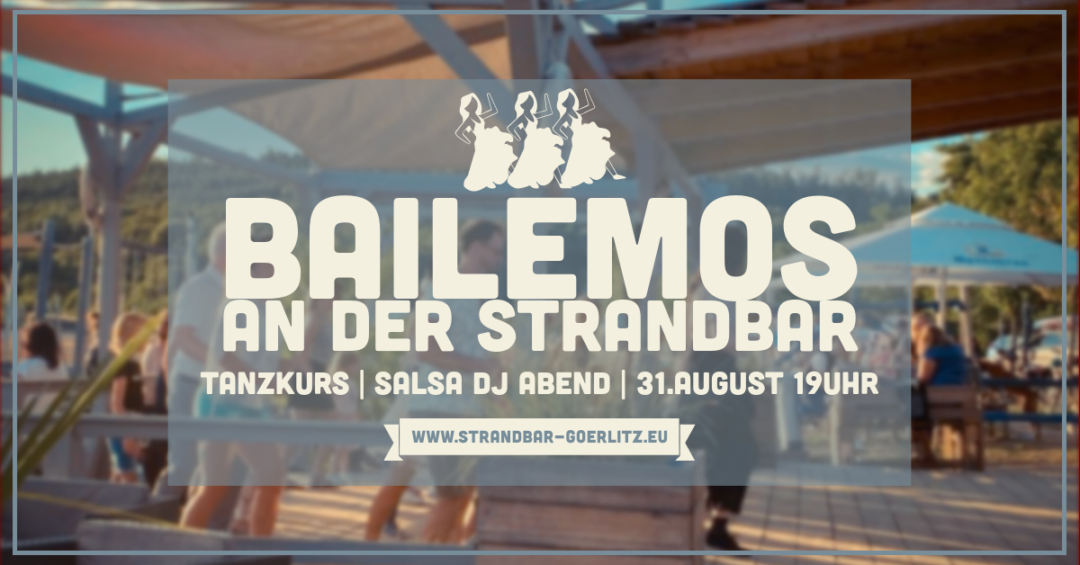BAILEMOS en la Playa an der Strandbar