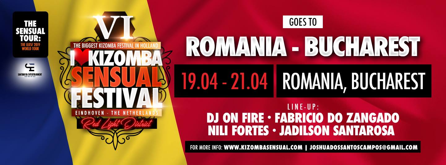 I Love Kizomba Sensual Festival 2019 - Bucharest Promo Tour