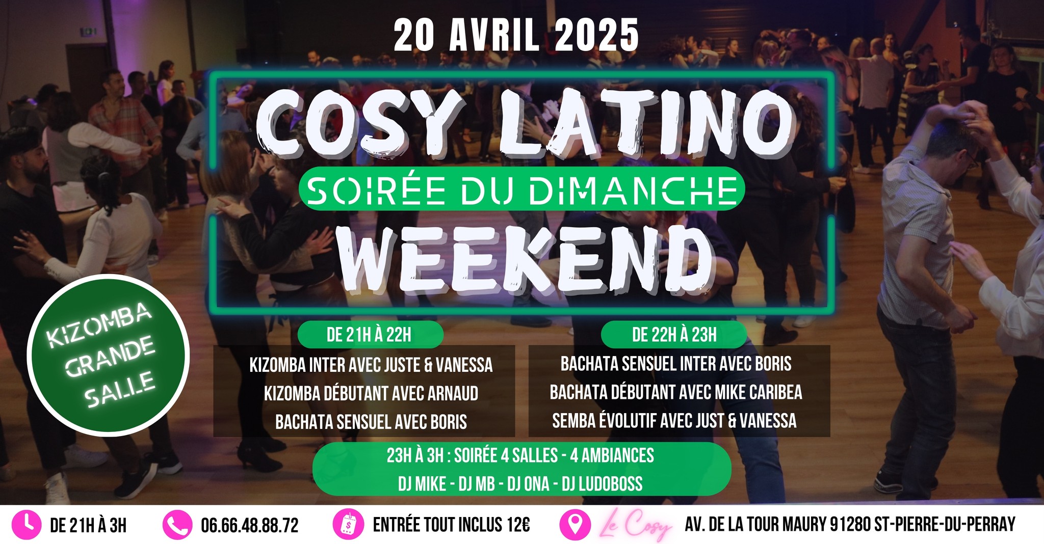 Cosy Latino Weekend - Soirée du Dimanche