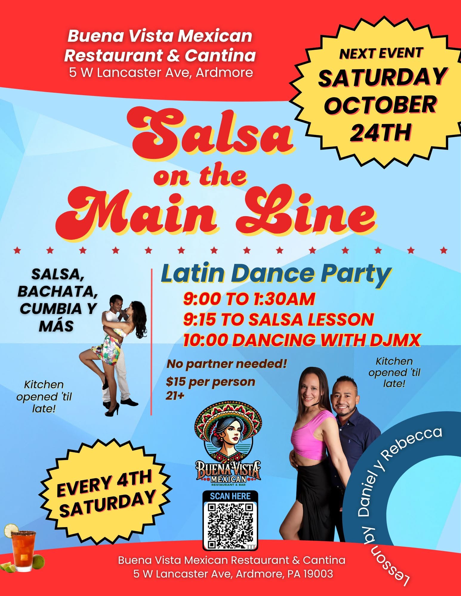 Salsa on the Main Line Saturday