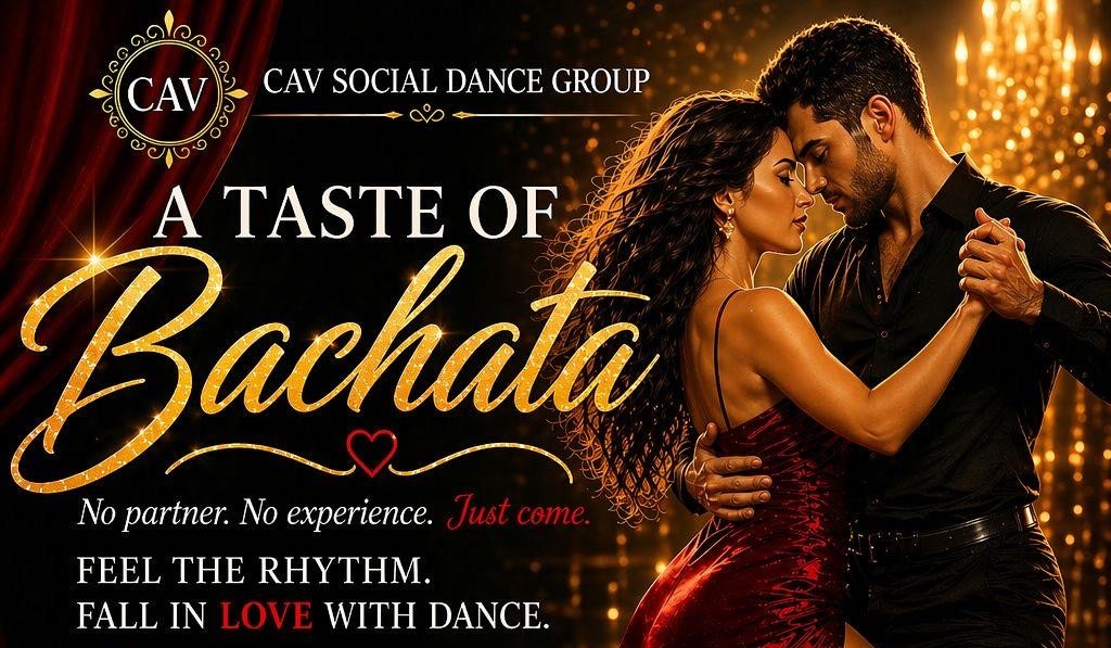 BEGINNER BACHATA 2 WEEK WORKSHOP & AFTER SOCIAL - REGISTER NOW - LIMITED SPOTS AVAILABLE