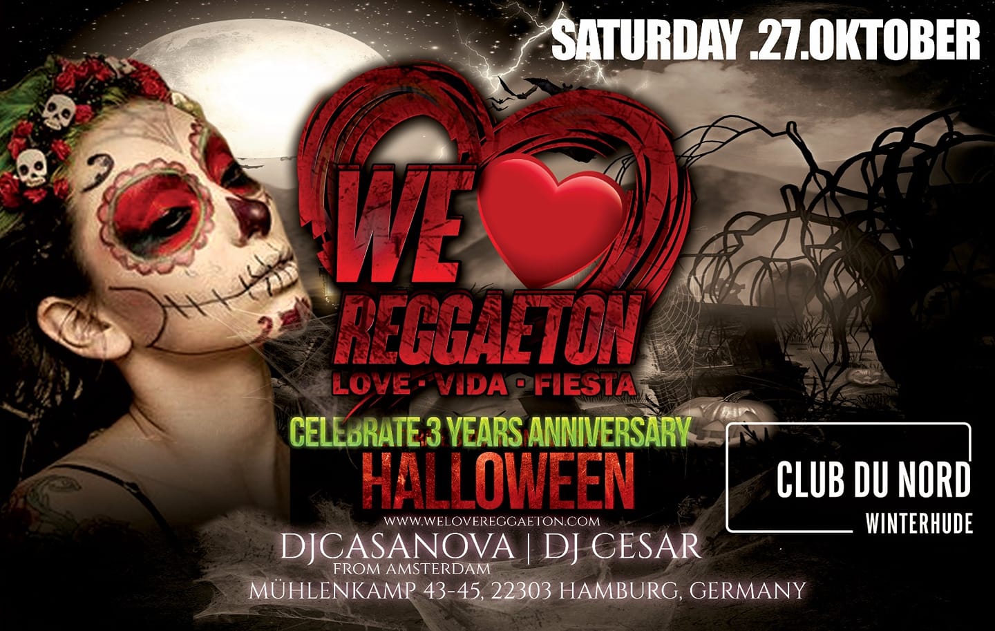 We Love Reggaeton 3 Year Anniversary l Halloween