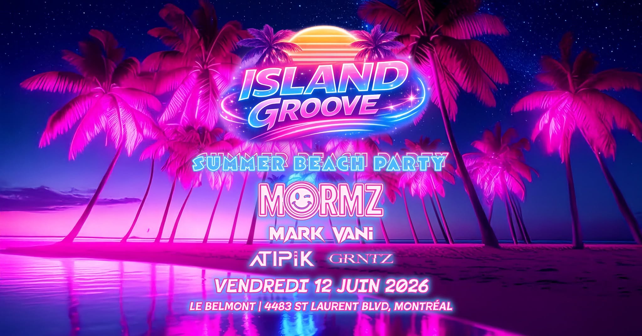 ISLAND GROOVE SUMMER BEACH PARTY
