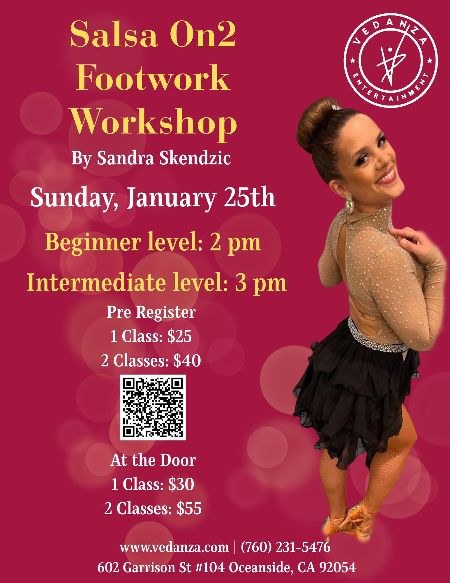 Salsa On2 Footwork Workshop π