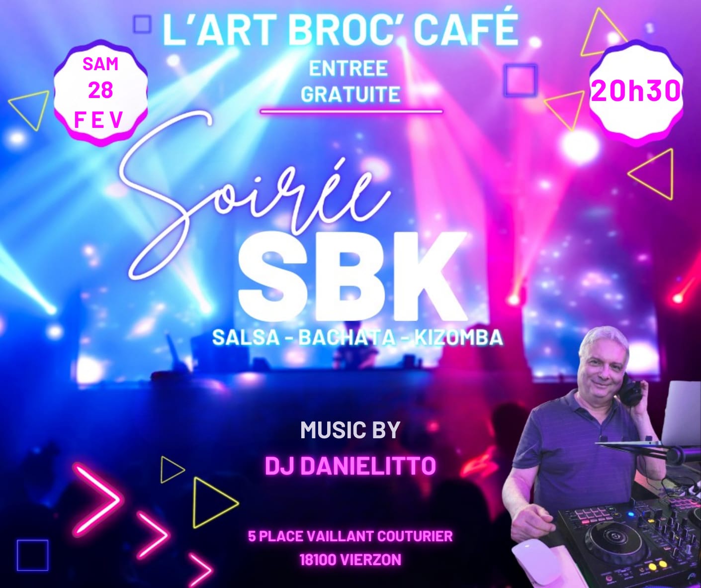 Soirée Sbk à L'ArtBroc Café